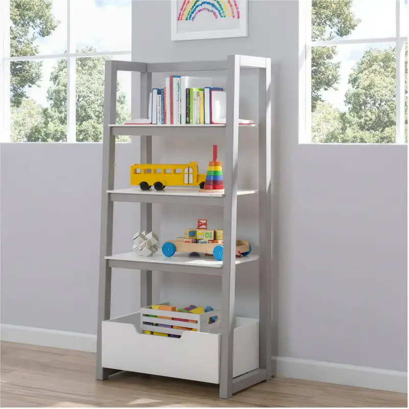 

Ladder Shelf, Grey/White