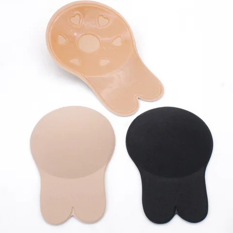 Rabbit Ear Bust Lift Nipple Cover Reusable Silicone Large Size Push Up Invisible Self Adhesive Bra Strapless Breast Stickers