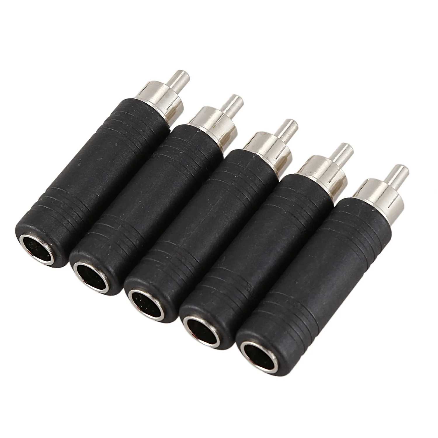 

5x 6.35mm 1/4 inch Mono Female Jack to RCA Male Plug Audio Adapter Cable Converter