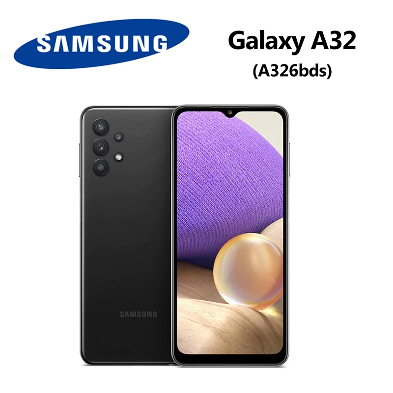Samsung Galaxy A32 5G Smartphone MediaTek MT6853 Dimensity 720 5000mAh Battery 15W Fast Charging Cellphone 48MP Quad Cams Phone