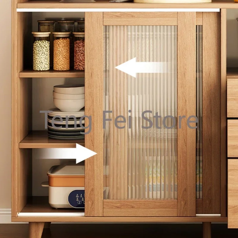 Шкаф-сервант для столовой скандинавский дисплей кухонный сервант гостиной