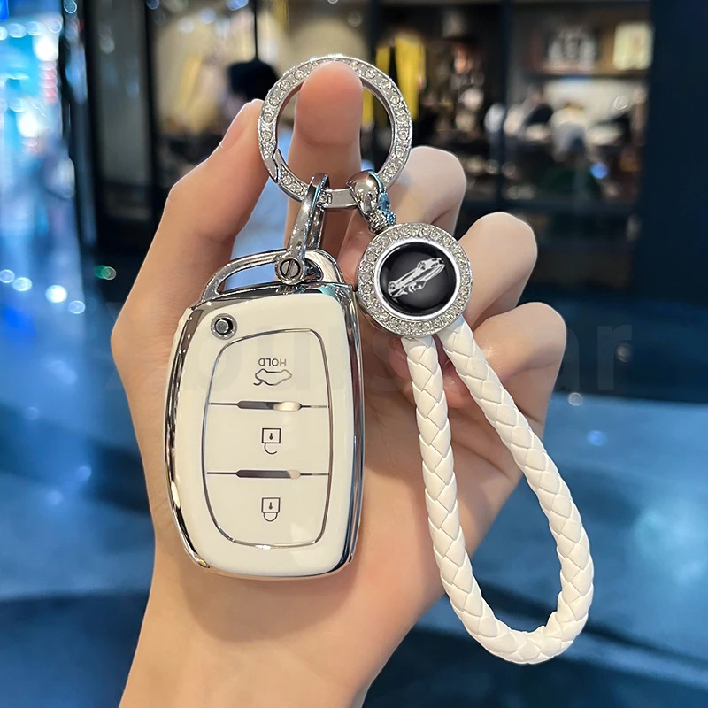 3-кнопочный чехол для автомобильного ключа из ТПУ, чехол для смарт-пульта дистанционного управления для Hyundai ix35 i40 i20 i10 Tucson Elantra Creta Sonata Ioniq Accent Creata