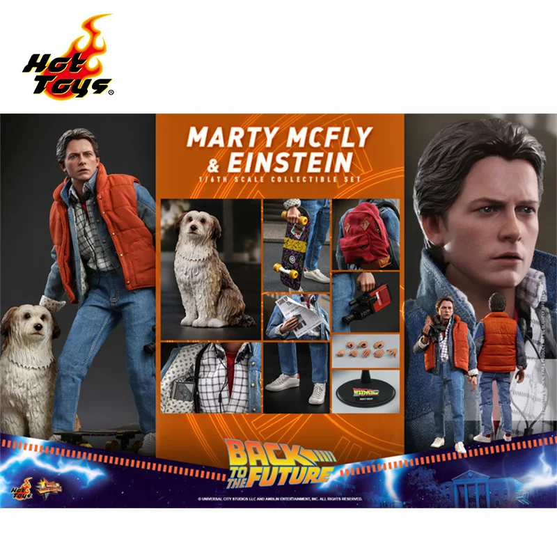 

Экшн-фигурки в наличии, HT 1/6, MMS573, Марти Макфлай Эйнштейн, коллекционные