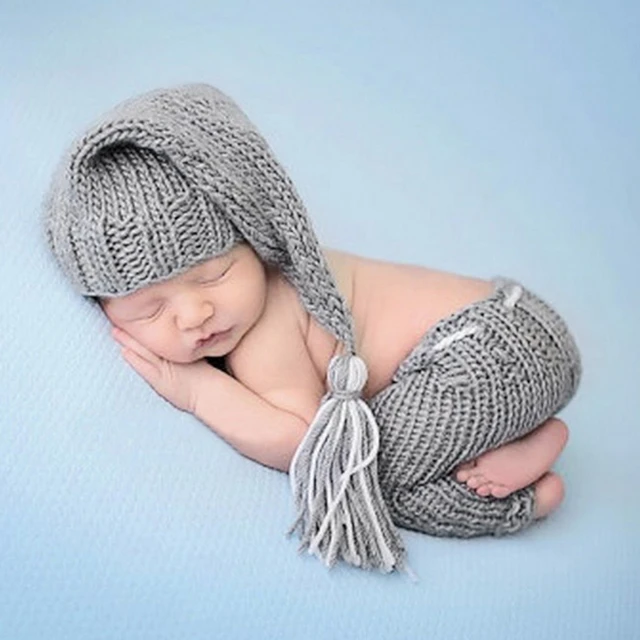 Newborn Baby Mickey Suit Newborn Baby Girls Boys Crochet Knit Costume Photography Prop Outfits Baby Clothes infant Clothing 2