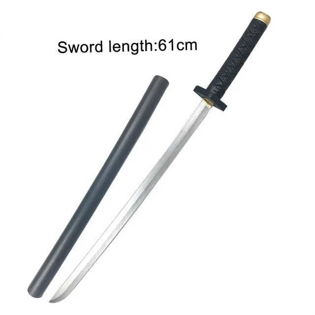 61cm Cosplay Samurai/Ninja katana Simulation Performance Props Toy Weapon American Anime Knife Katana Toys Sword for Boys Gift images - 6