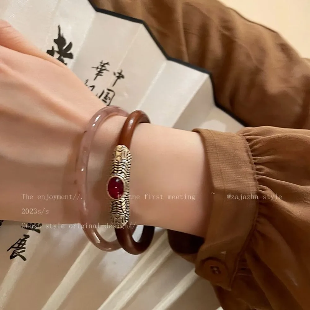 Винтажный браслет Caulis Спатолоби с благоприятным узором неокитайский стиль