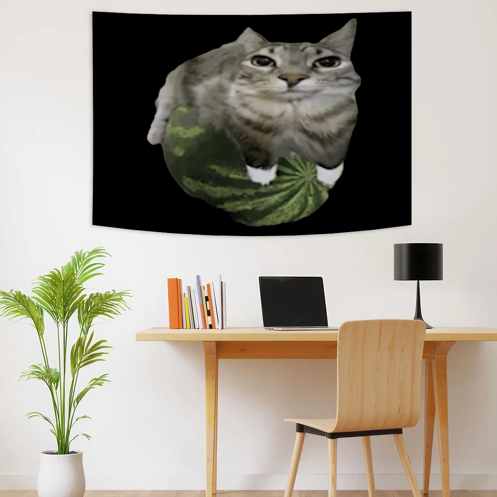 

Арбузный кот гобелен