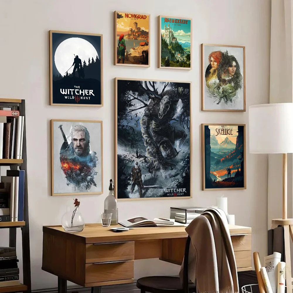 Классический Пленочный Постер W-witchers Высококачественное Настенное Искусство