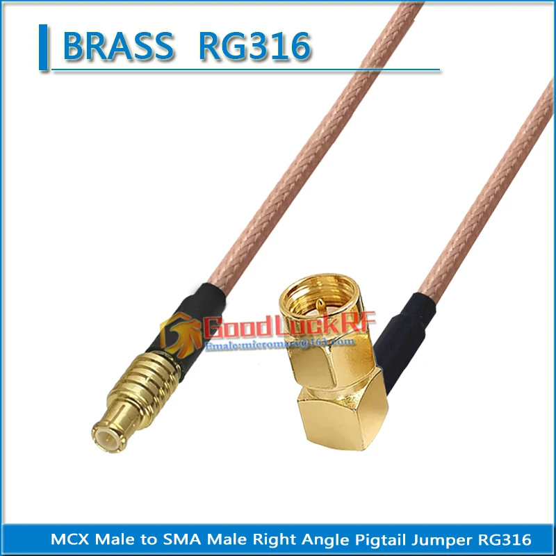 Комплект комплектов MCX Male to SMA Female Шайба Гайка Прямоугольная 90-градусная