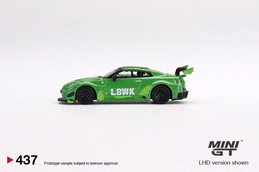 МОДЕЛИ TSM MINIGT # 437 1:64 NISSAN 35GT-RR Ver 2 LB-Silhouette WORKS GT Литая под давлением модель гоночного
