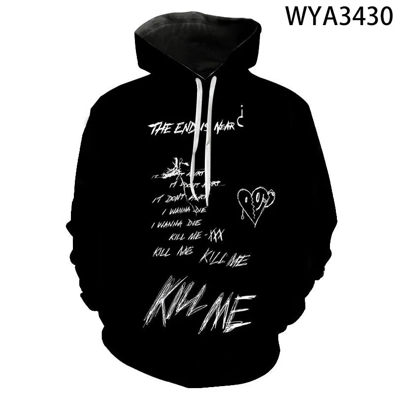 

New Fashion Lil Peep Boy Girl Kids Long Sleeve Sweatshirts 3D Printed Hoodies Pullover Men Women Children Cool Streetwear Jacket