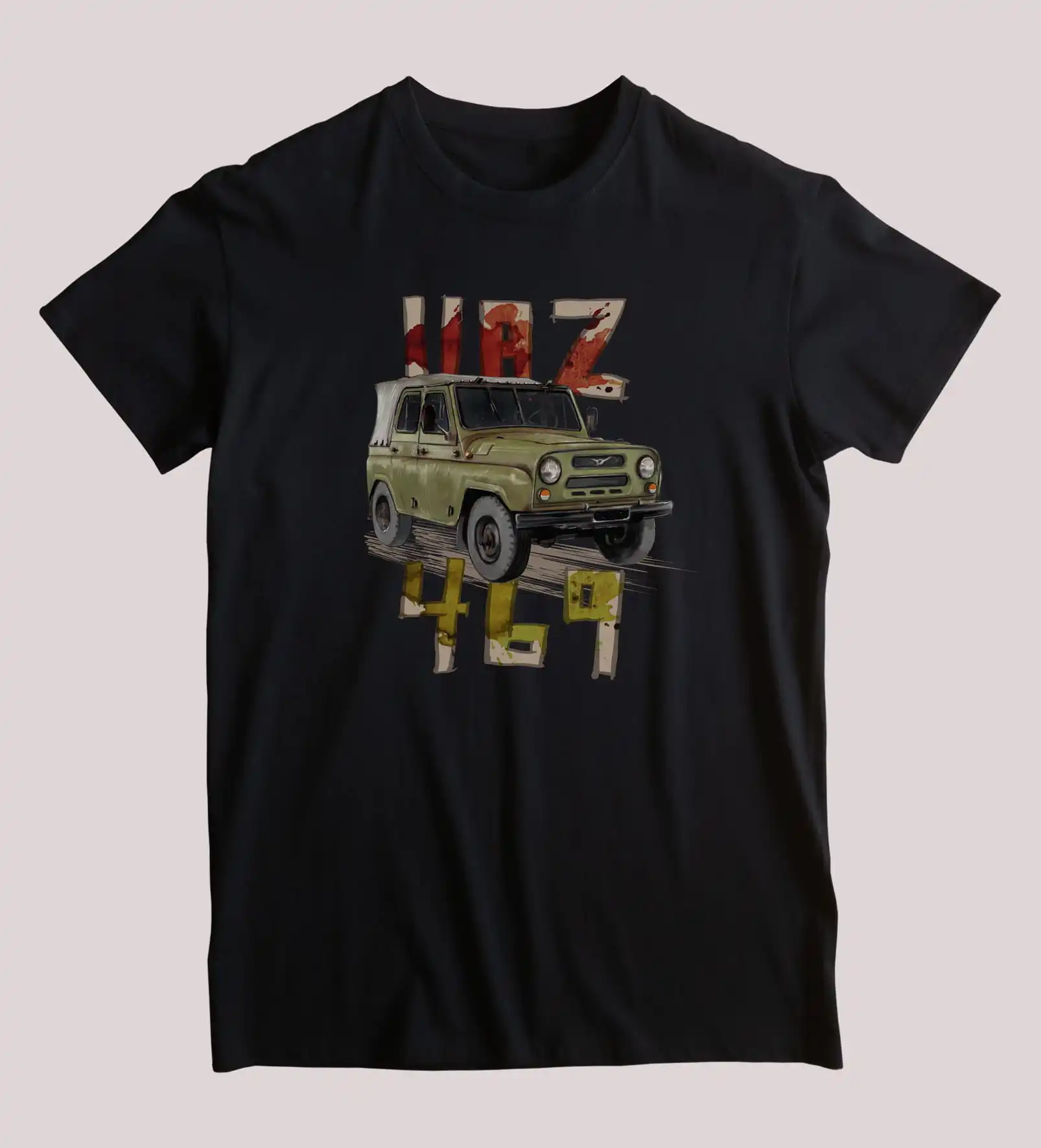 

Soviet Union UAZ 469 Military Off-road Vehicle T-Shirt. Summer Cotton Short Sleeve O-Neck Mens T Shirt New S-3XL