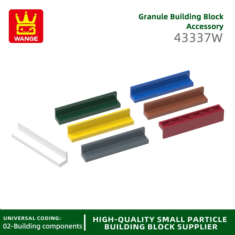 Wange 74 Шт./компл. 43337 Строительные Блоки 1x7x1 Панель Стула Кирпичи Совместимые С
