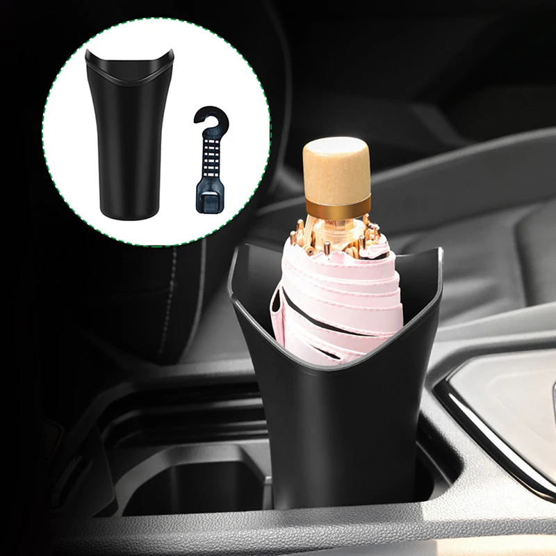 

1Pc Muliti-Purpose Car Umbrella Storage Holder for Umbrella Bverage Trash Storage Box Auto Cup Holder Garbage Can