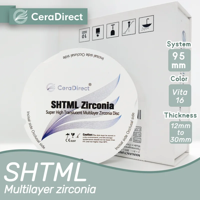 

SHT-ML многослойный стоматологический циркониевый материал, циркон, система зацепа (95 мм)-для стоматологической лаборатории CAD/CAM