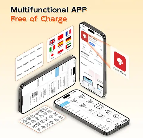 Принтер этикеток Phomemo M421 4x6, термопринтер для этикеток, совместимый с телефоном и ПК, портативные Bluetooth-принтеры для упаковки