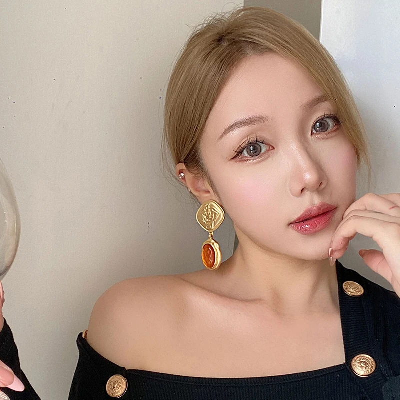 

Autumn-winter exaggerated earring pendant long vintage fashionable earring