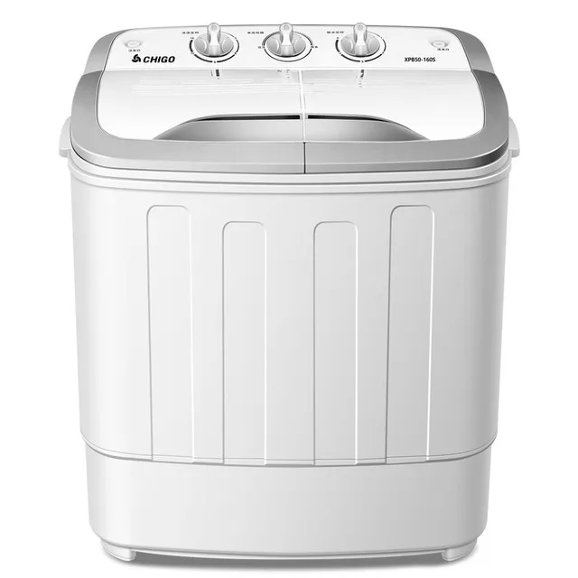 240w power Mini washer can wash 5.0kg clothes+130w power 2kg dehydration twin tub top loading washer&dryer SEMI-AUTOMATIC UV vio