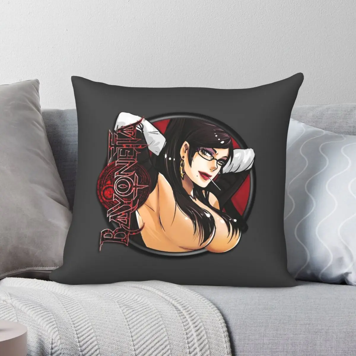 

Наволочка для подушки Game Over из полиэстера и льна