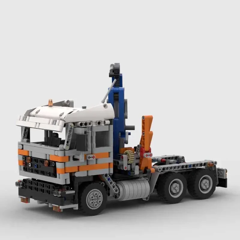 Фото MOC-111919 Конструктор «Транспортный грузовик с краном» 42128 Тип B, 1215 деталей, строительные блоки, подарок на Рождество, подарок на день рождения №5