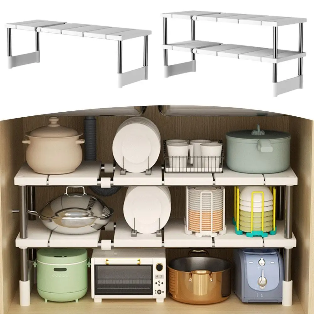 Новая высококачественная кухонная полка под раковину выдвижная многоярусная
