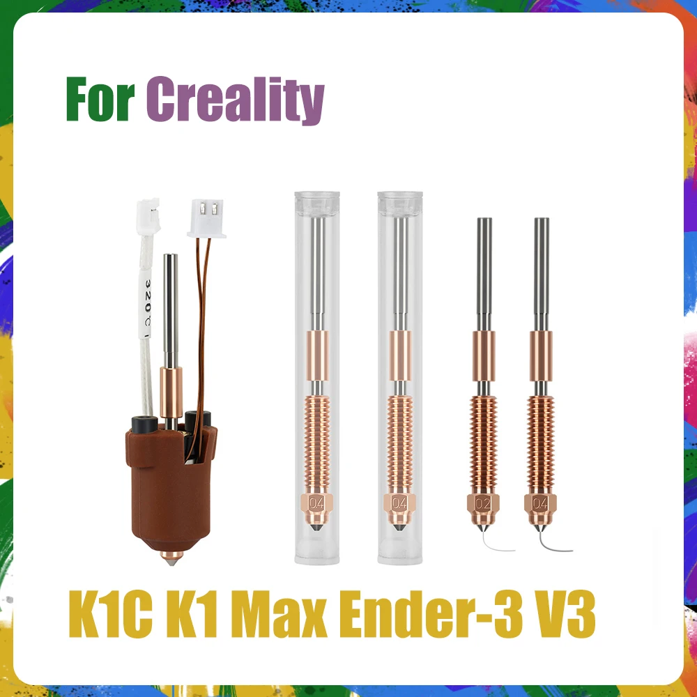 Creality K1C Ender-3 V3 hotend Печатная головка сопло с быстрой заменой из закаленной стали