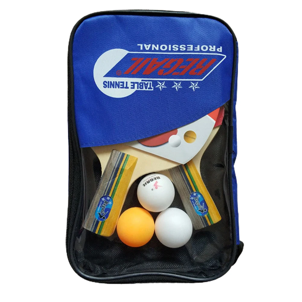 

Strong Spin Table Tennis Racket 7 Ply Wood Ping Pong Bat Paddle Long / Short Handl All-round Type Arc Attack Offensive Bottom