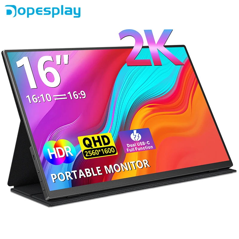 Портативный монитор Dopesplay 16 дюймов 2K 2560*1600 USB C