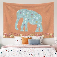 bohemia india elephant flowers tapestry boho hippie background for dorm bedroom living room decoration tablecloth yoga blankets