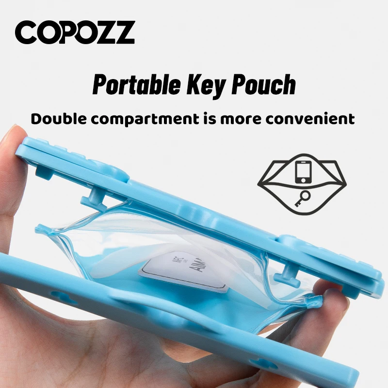 COPOZZ Skiing&Snowboarding Waterproof Phone Case Cover Touchscreen Mobilephone Diving Bag Pouch for iPhone Xiaomi Samsung Meizu