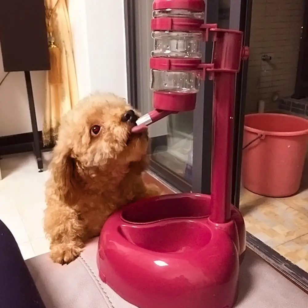 

Pet Automatic Water Fountain Hanging Drink Food Bowls Water Bottle Kettle for Cat Dog