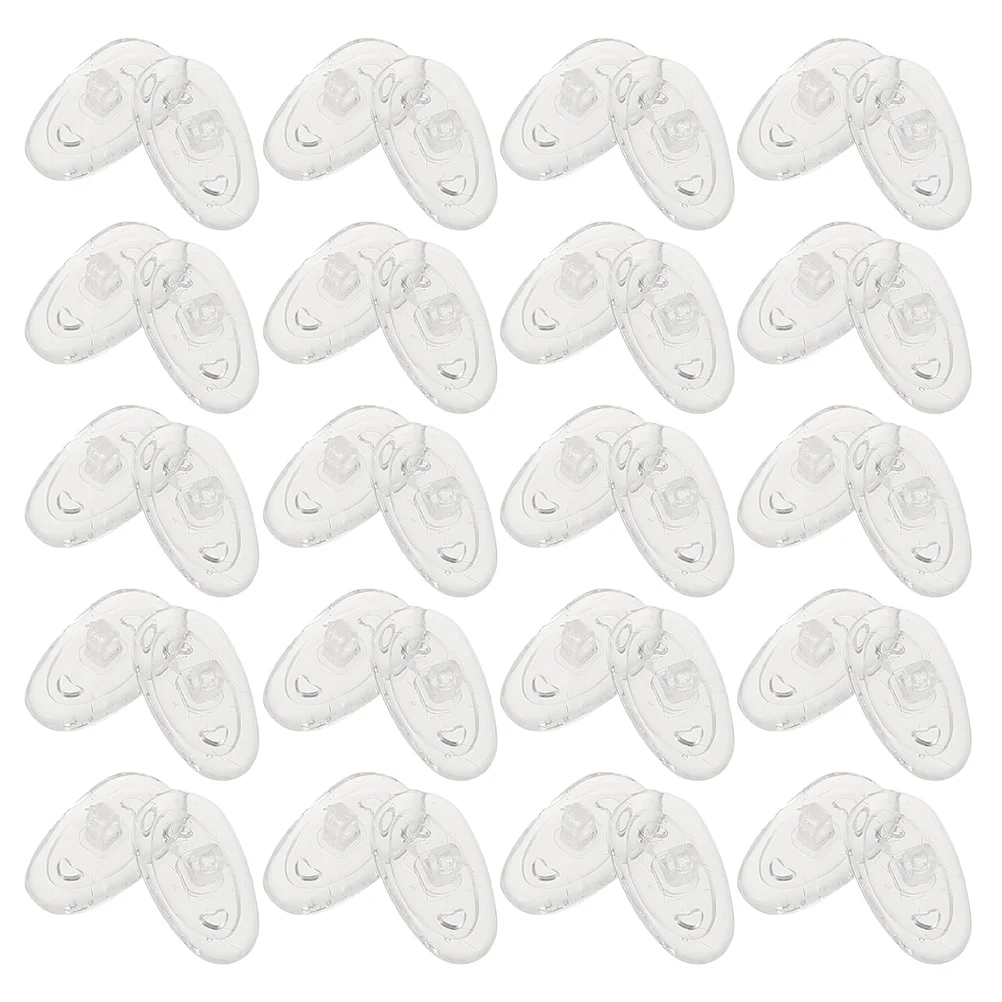 

50 Pairs Glasses Frame Nose Pads Eyeglass Nose Cushion Replacements (White)