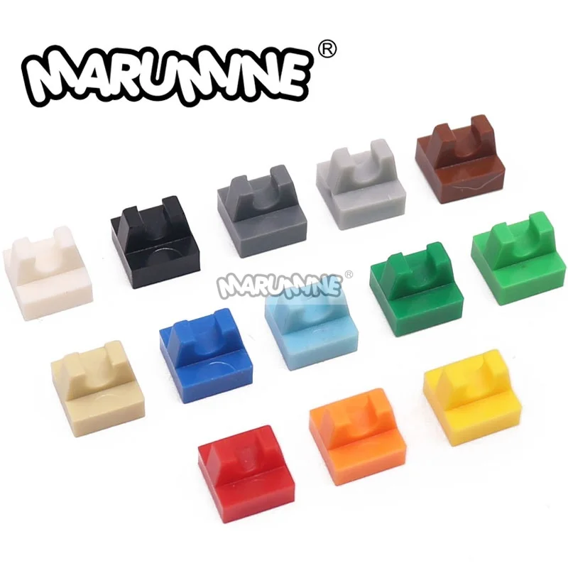 Фото Строительные блоки Marumine 60 шт. 1x1 с верхним зажимом 15712 2555, совместимые с кубиками MOC, детали для самостоятельной сборки, развивающие творческие игрушки для детей №1