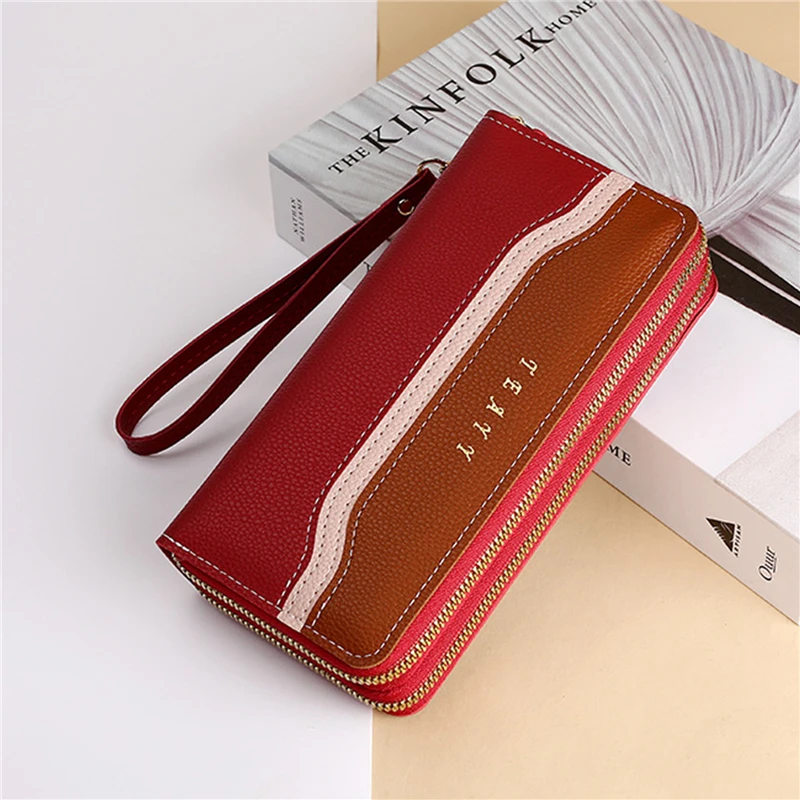 

Vintage Wristband Women Wallets Soft PU Leather Ladies Clutch Purses Cell Phone Pocket Female Card Holder Wallet Large Capacity