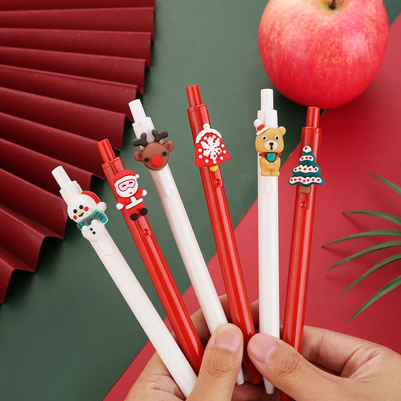 

1PCS Gel Pen Christmas Pen Stationery Kawaii School Supplies Gel Ink Pen School Stationery Office Suppliers Pen Kids Gifts