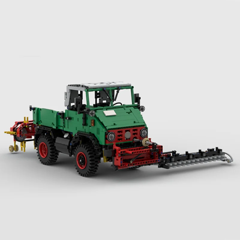 3019 деталей MOC Unimog Green Band Rake и техническая модель-конструктор, подарки на праздники, строительные блоки для сборки своими руками (art.: 3920db57eb46a) - 3920db57eb46a