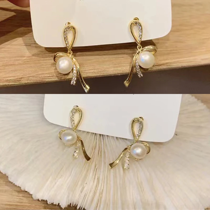 DIY жемчужные аксессуары Серьги-гвоздики из стерлингового серебра S925 Emp Support