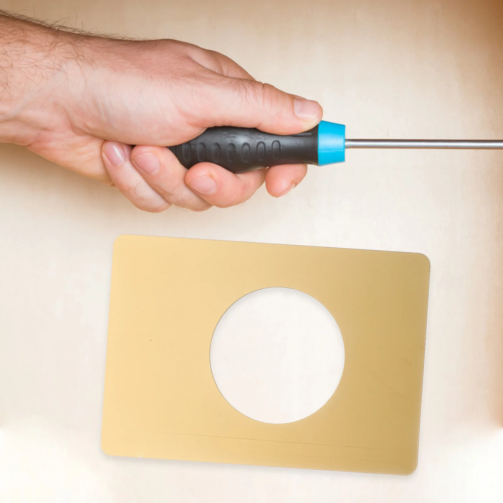 2 шт. ремонтная пластина дверного замка с фиксированной деталью круглая ручка для