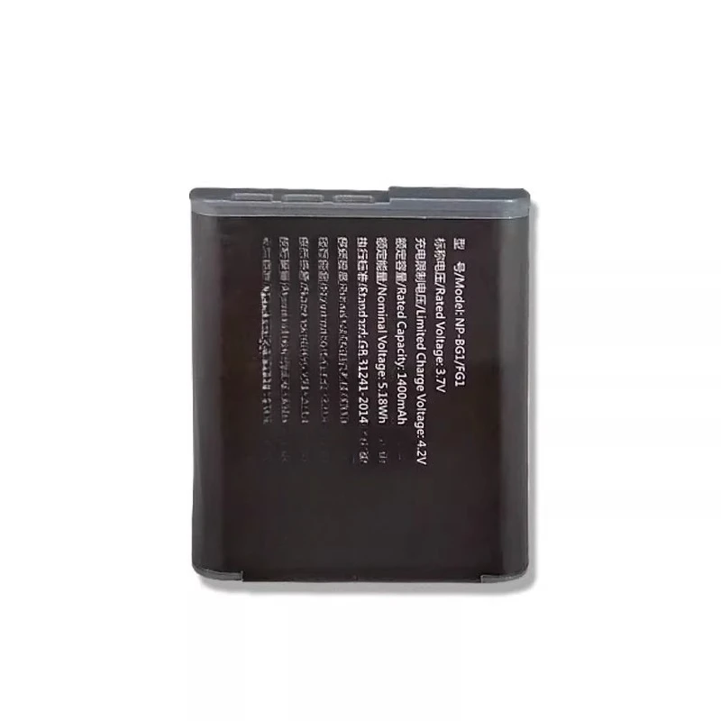 Фото Новый аккумулятор для камеры 3.7V 1400mAh NP-BG1 для Sony T20 T100 W270 W220 WX10 H50 HX30 DSC-W300 W210 H70 H10 HX5C, замена оригинального аккумулятора. №3