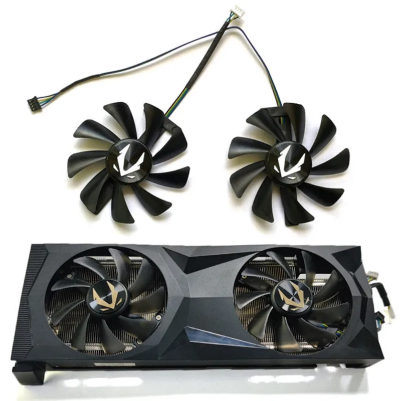 

NEW Original 2PCS 85MM 4PIN CF9015H12S RTX 2080 TI Cooling fan，For ZOTAC RTX 2080 2080 Ti Twin Graphics card cooling fan