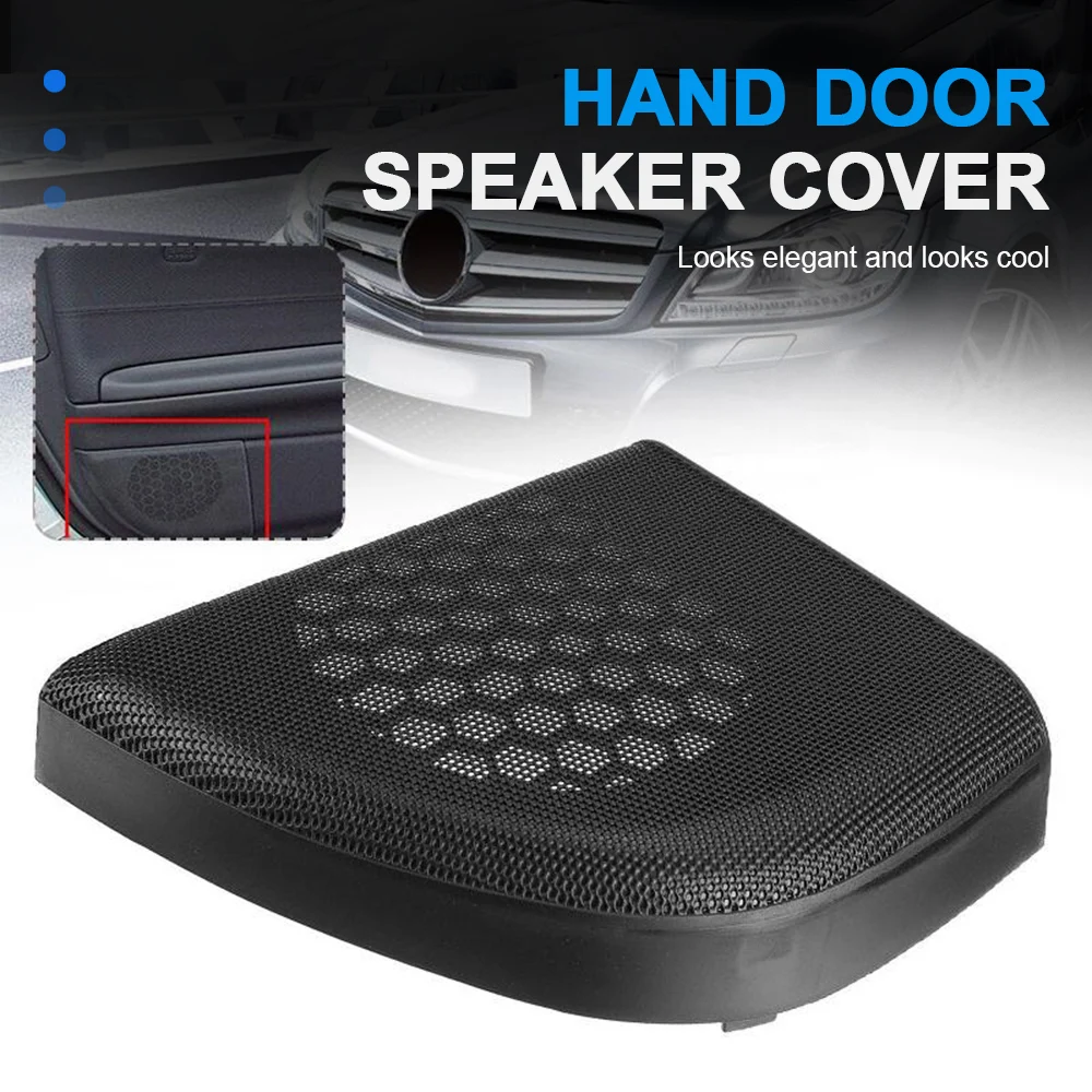 

Car Inner Side Door Speaker Horn Cover Trim For Benz W203 CLC Coupe 2 Door A20372703889051 A20372704889051 Black Left + Right