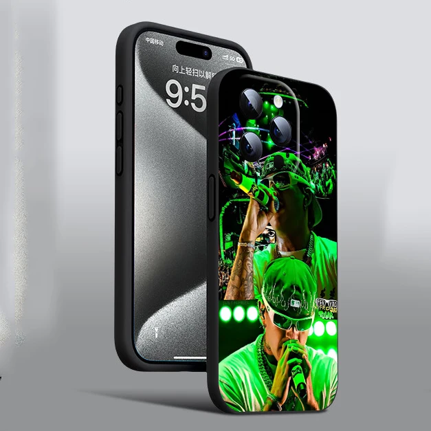 BD18 F-Feid Ferxxo Soft Silicone Case for iPhone 15 16Pro Max Plus Cover