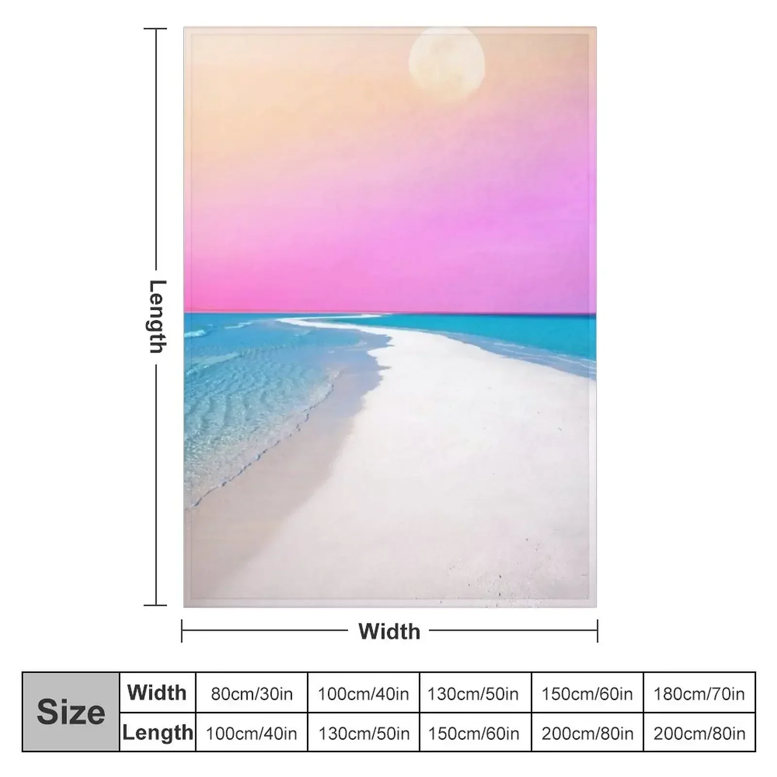Ocean &amp Moon II # digitalart Одеяло для дивана мягкие кровати одеяла
