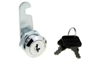 tool box cabinet locking 18mm dia thread cylinder cam lock 2 keys