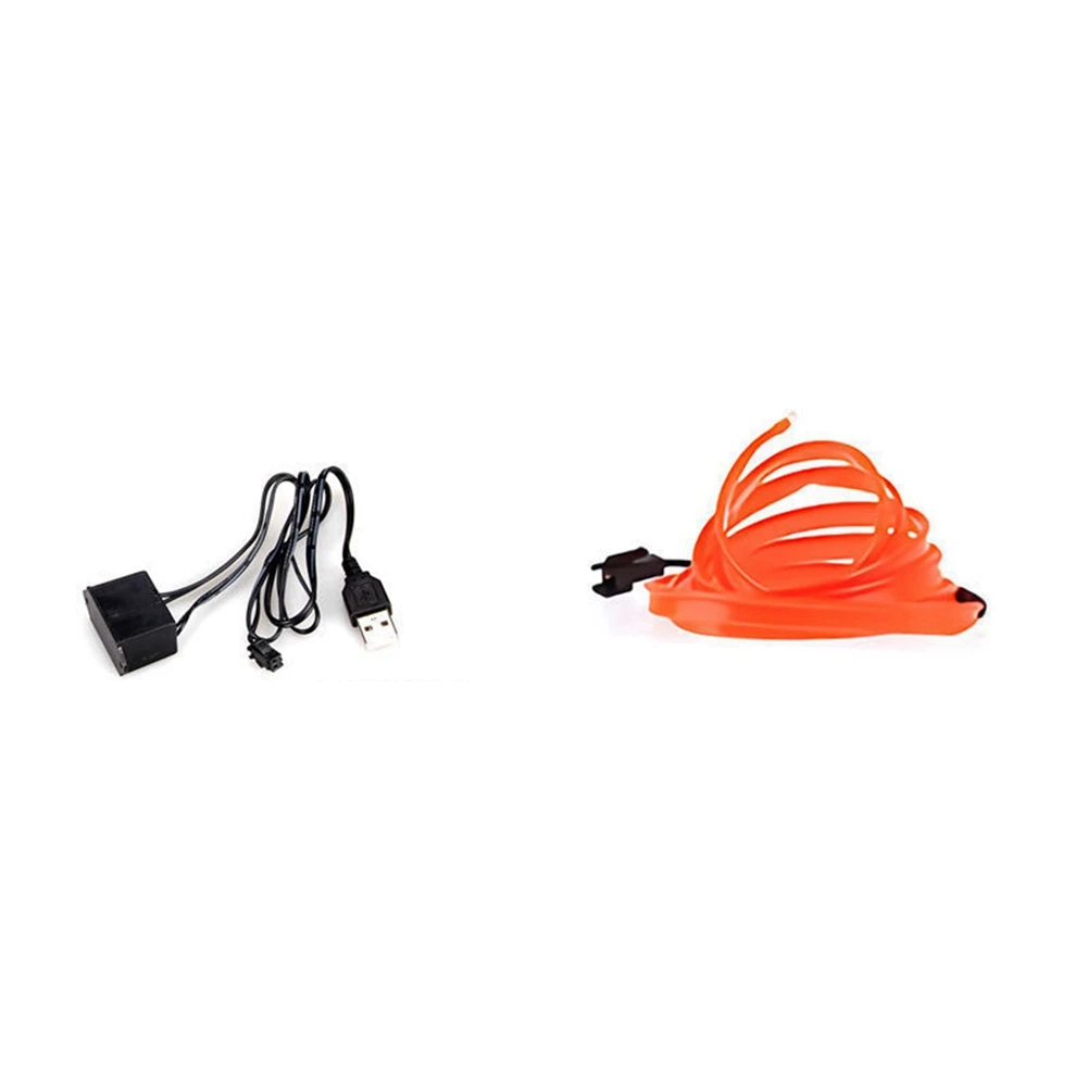 

Встроенная атмосфера в автомобиле, электронная лампа с USB, лампочка без разрыва, модификация интерьера, лампочка (оранжевая)