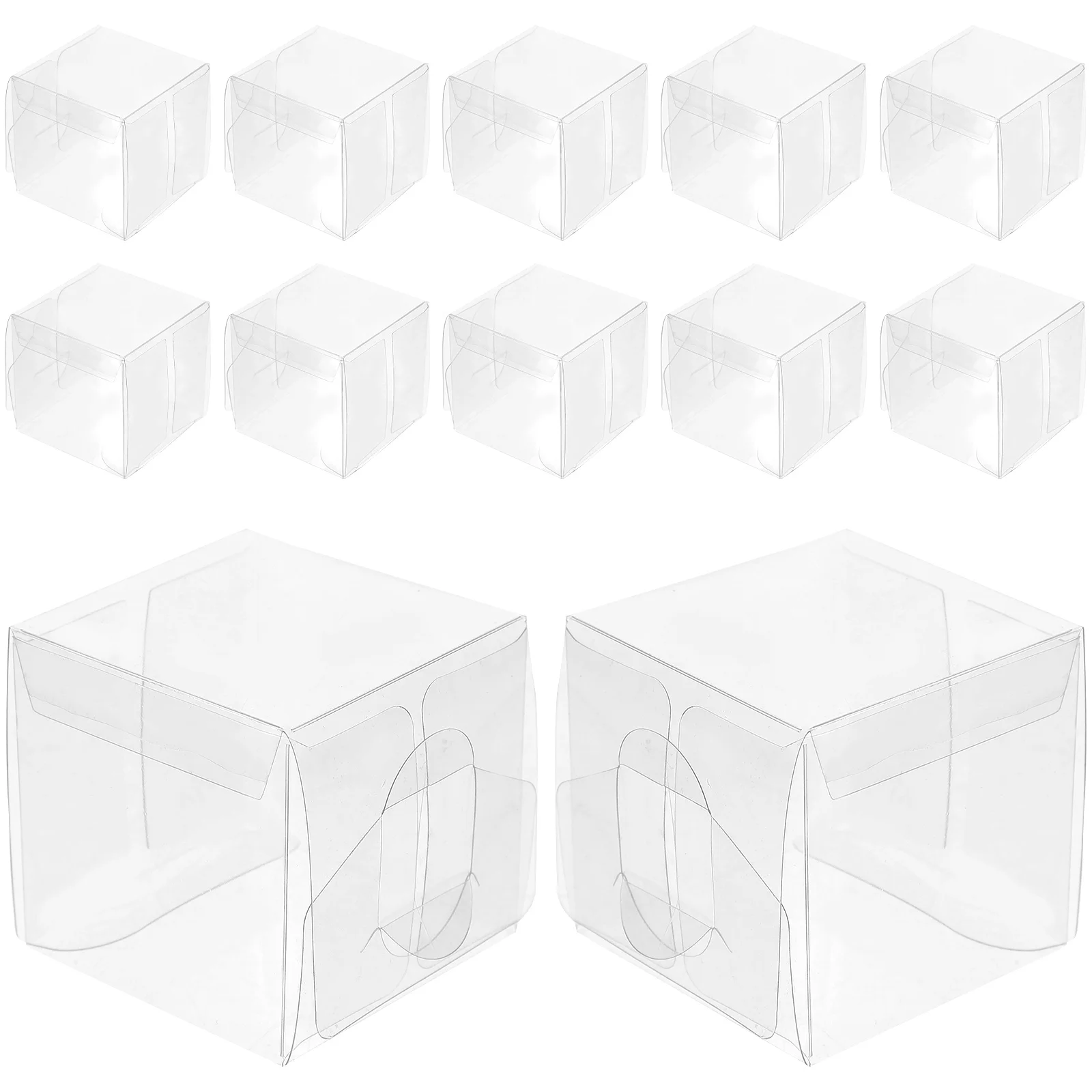 

20Pcs Wedding Storage Candy Organizer Clear Gift Box Clear Box Clear Boxes For Gifts Clear Favor Boxes for Home