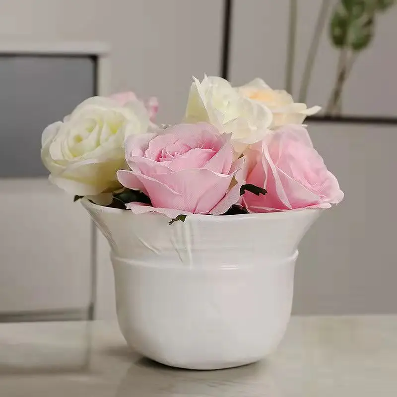 

Brand Handbag Vase Resin Women Bag Vase Flowerpot Ornaments Sculpture Crafts Ornament for Home Room Decor Creatitive Gifts