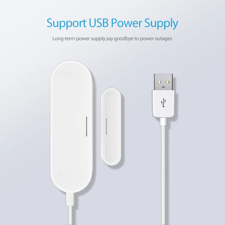Датчик открывания и закрытия дверей Tuya Wi-Fi USB 2 4 ГГц |