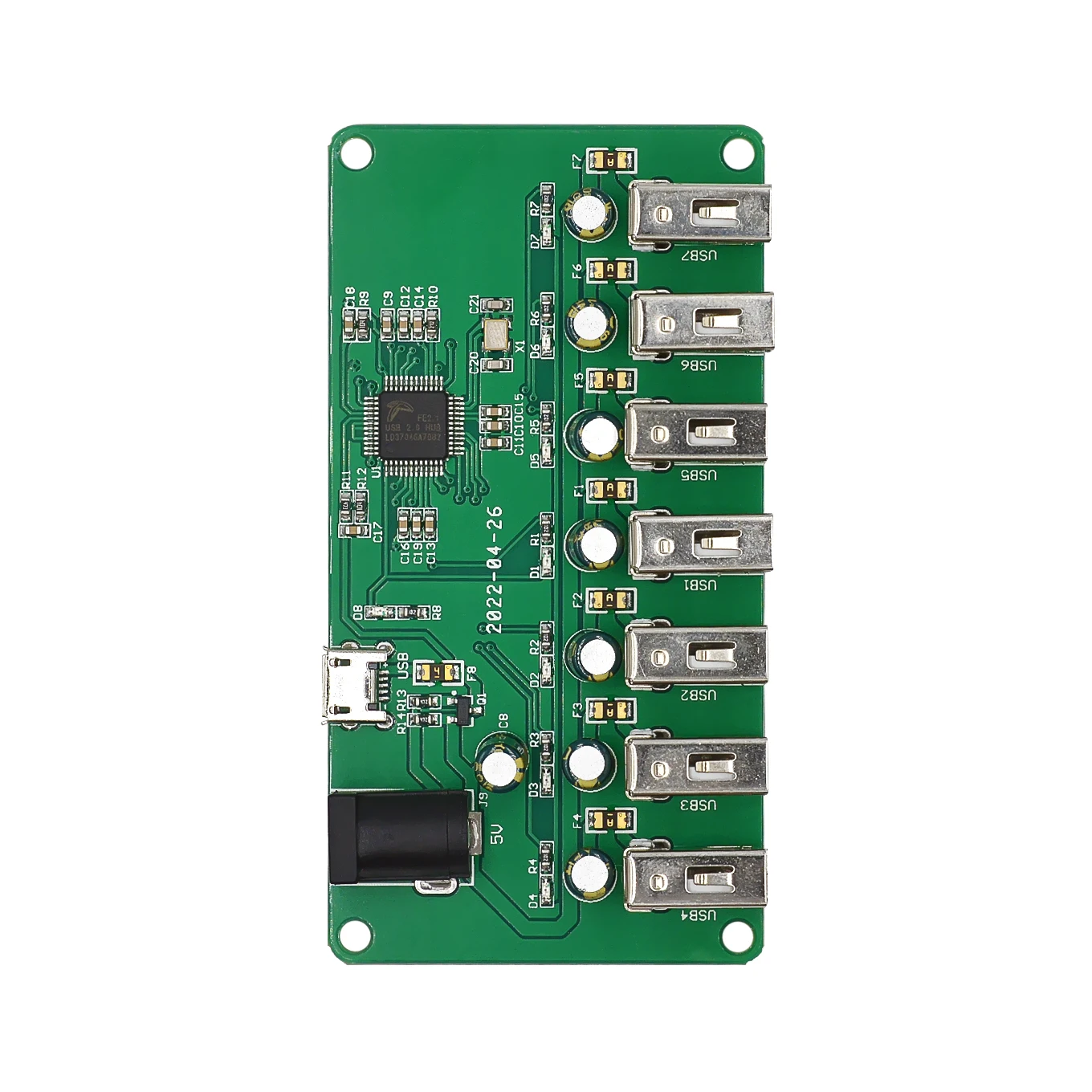 USB-концентратор разветвитель 1-7 портов семипортовый модуль USB-разветвителя с