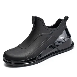 Imported Men Fishing Shoes Rainboots Waterproof Rain Boots Water Shoes Outdoor Non-Slip Lightweight Comfortab